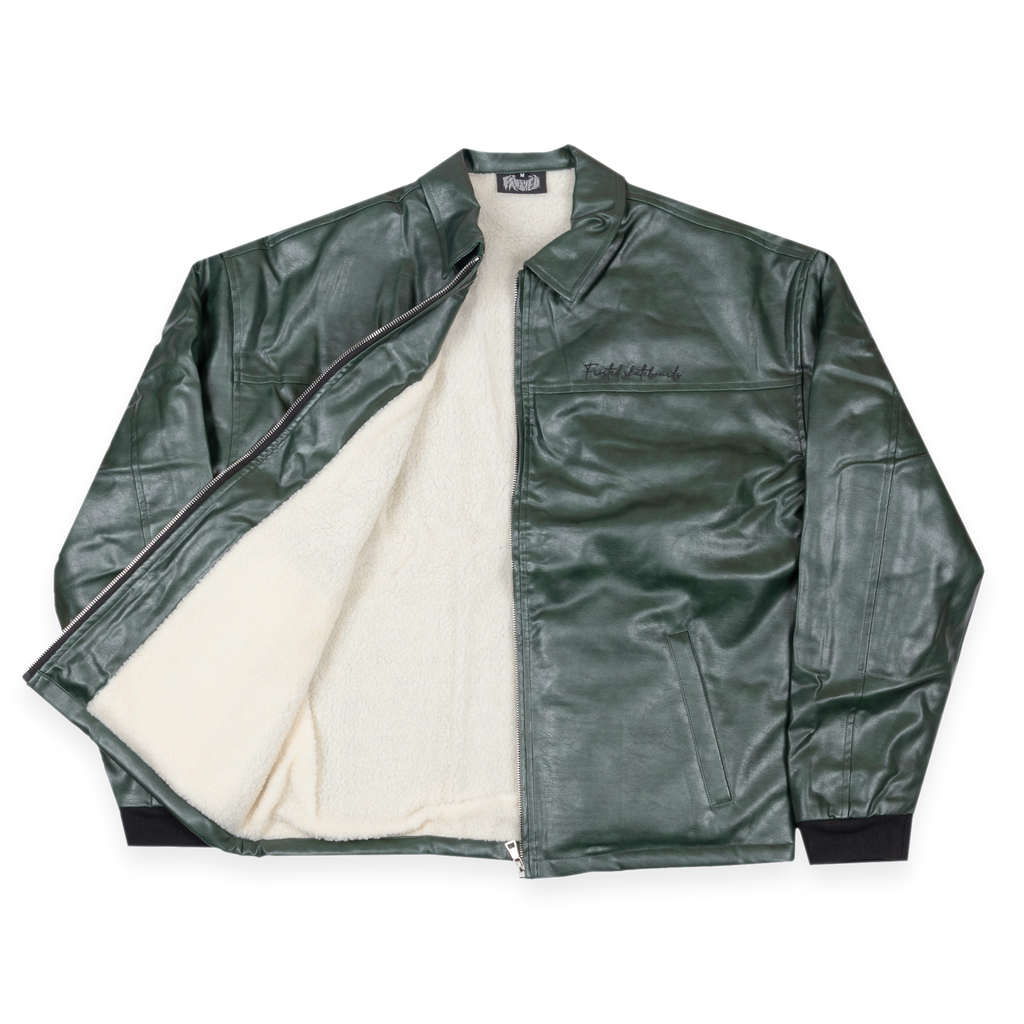 Leather Jacket Green