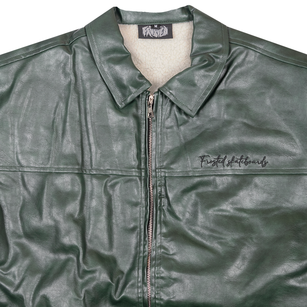 Leather Jacket Green