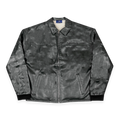 Frosted Leather Jacket Solid Black
