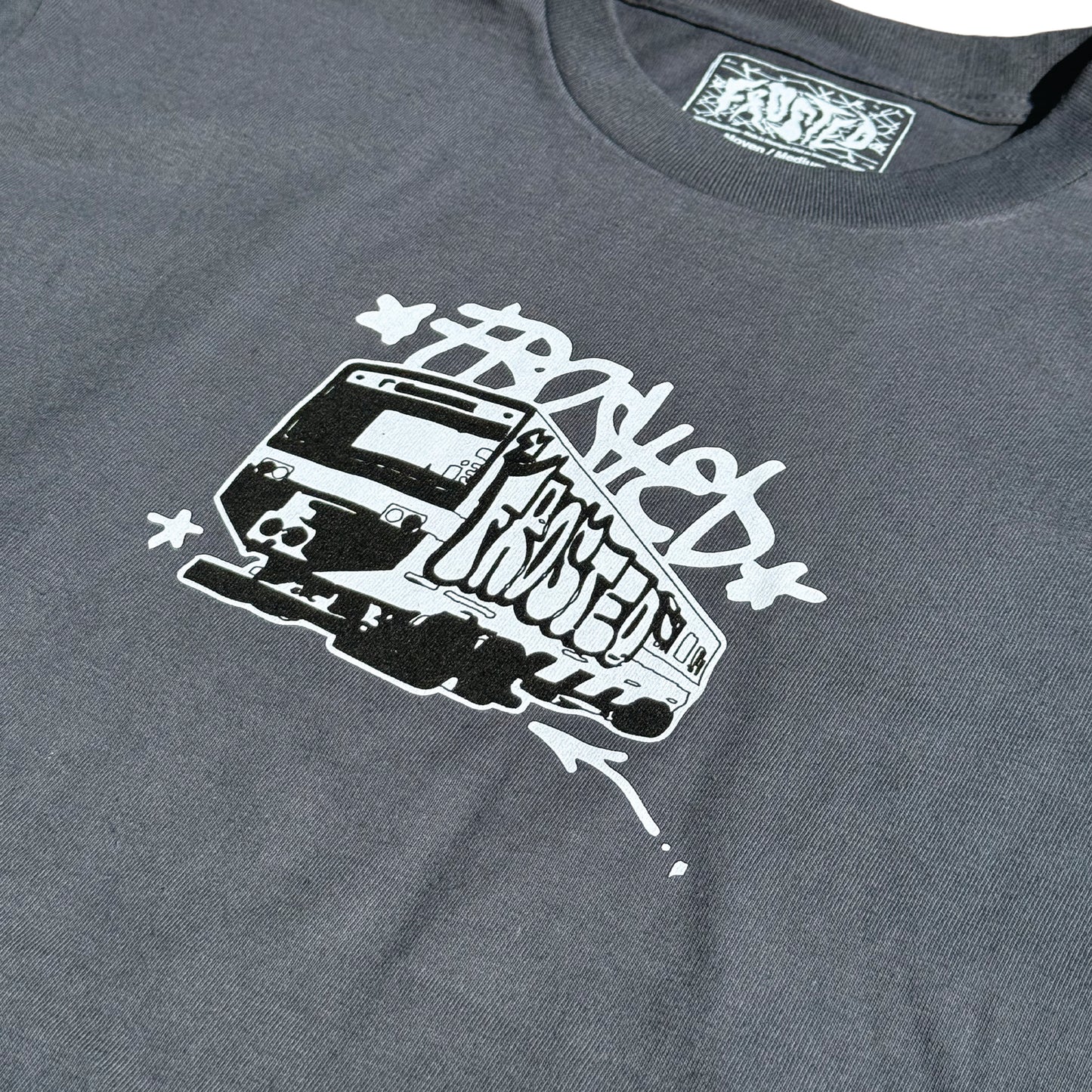 Metro Logo T-Shirt Grey