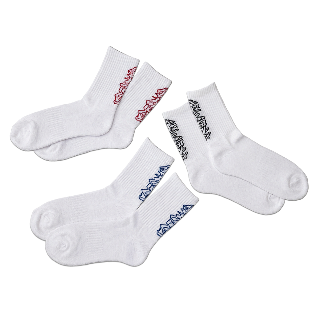 Frosted Mid Socks 3 pack