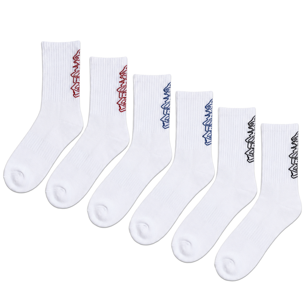 Frosted Mid Socks 3 pack