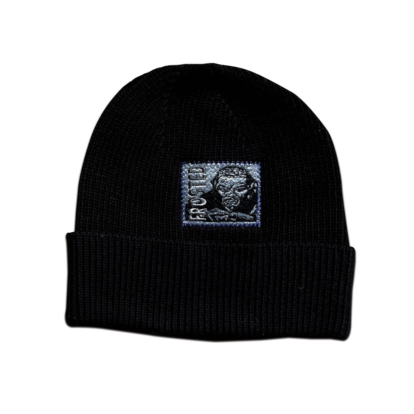Patched Beanie Black