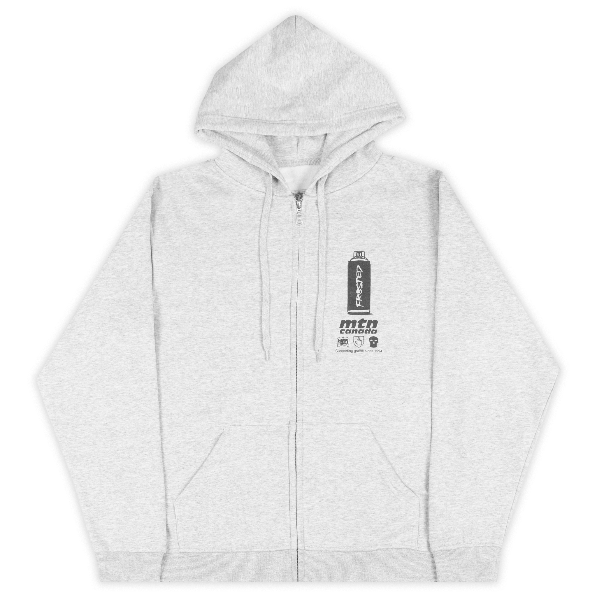 Paintcan Zipups Ash Grey