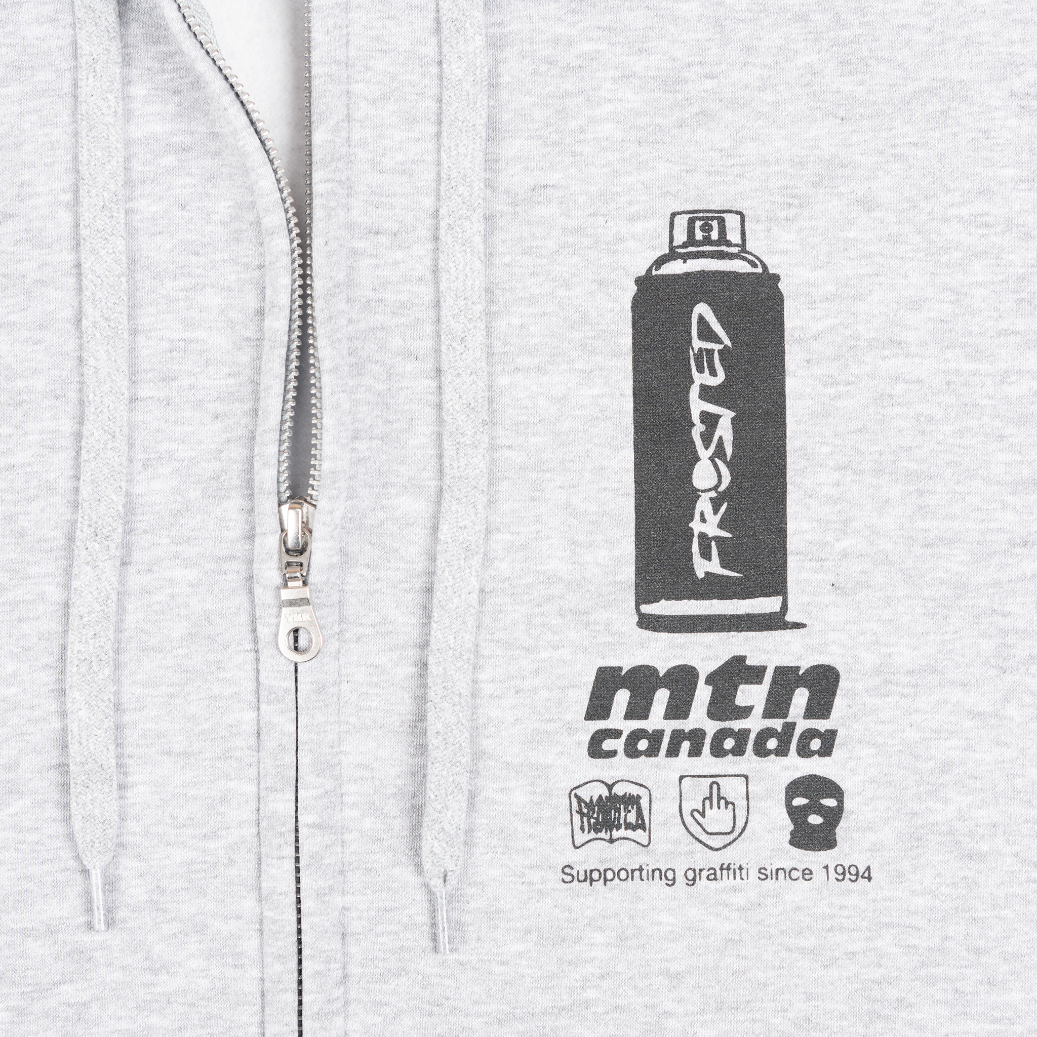 Paintcan Zipups Ash Grey