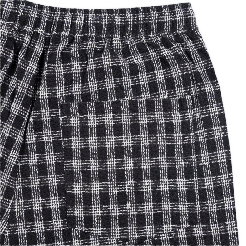 Plaid Shorts Black