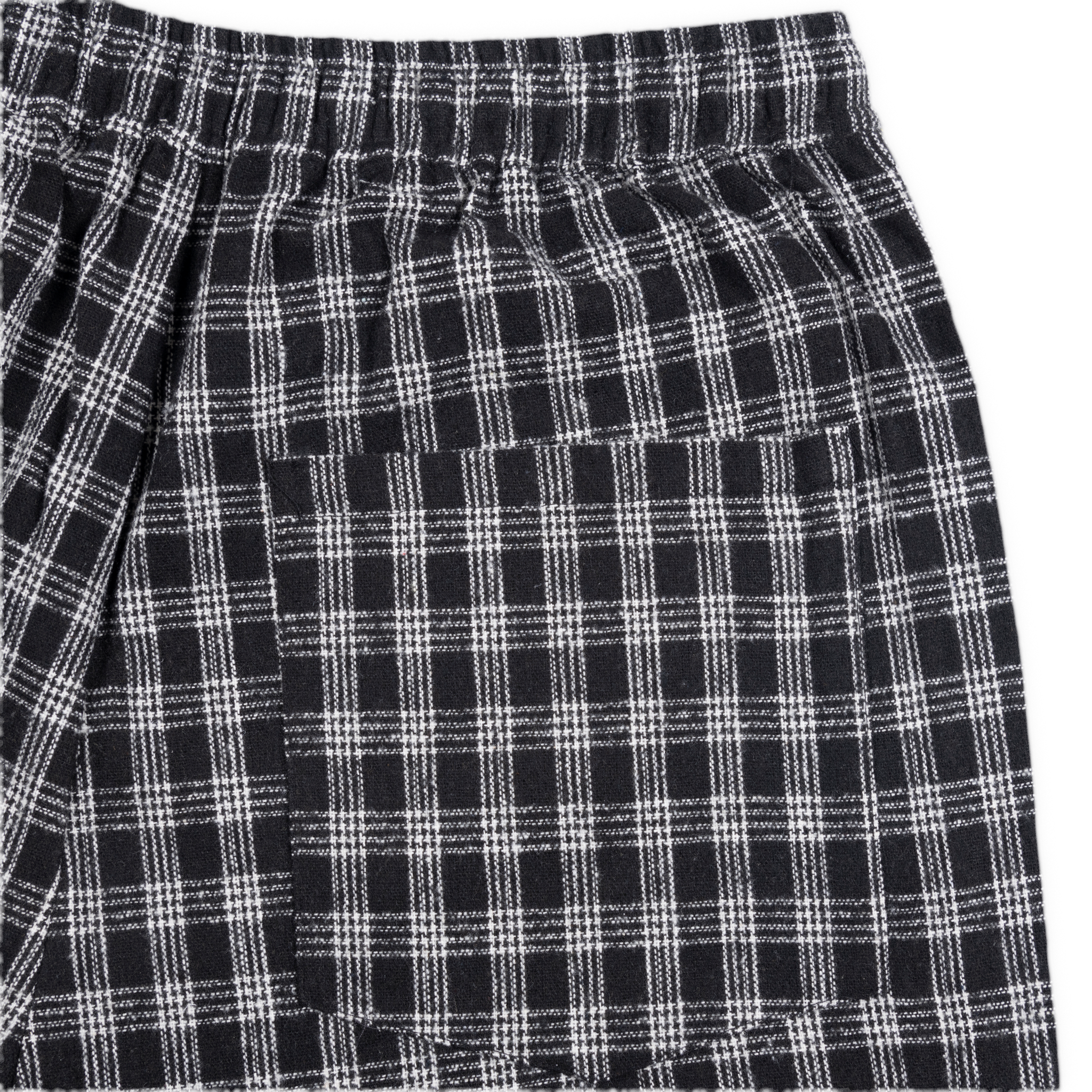 Plaid Shorts Black