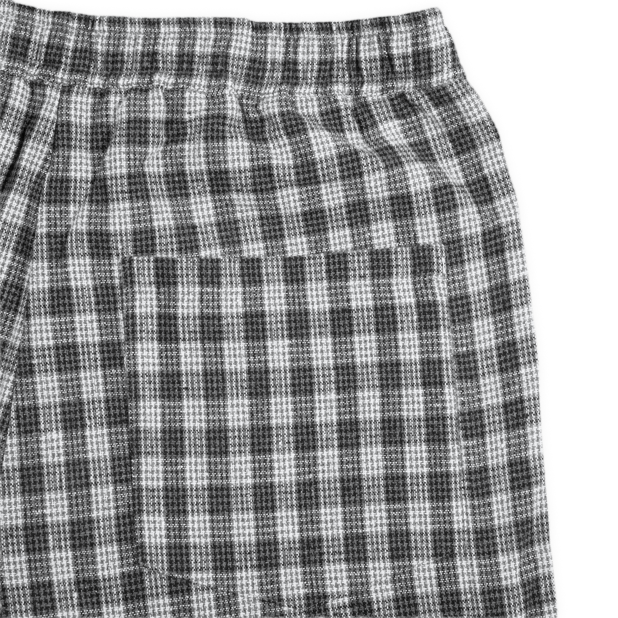 Plaid Shorts Grey