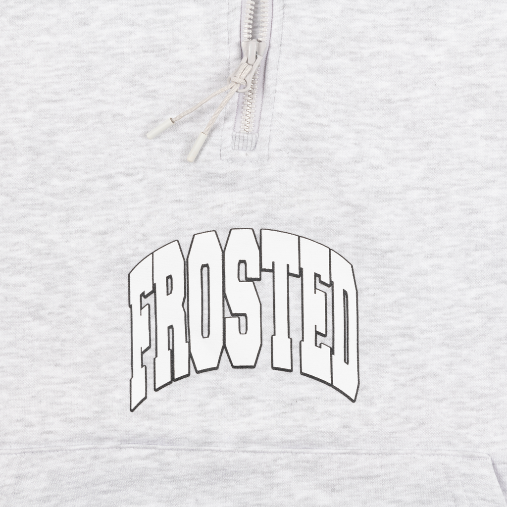 Quarter Zip Grey Hoodie