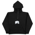 Quarter Zip Black Hoodie