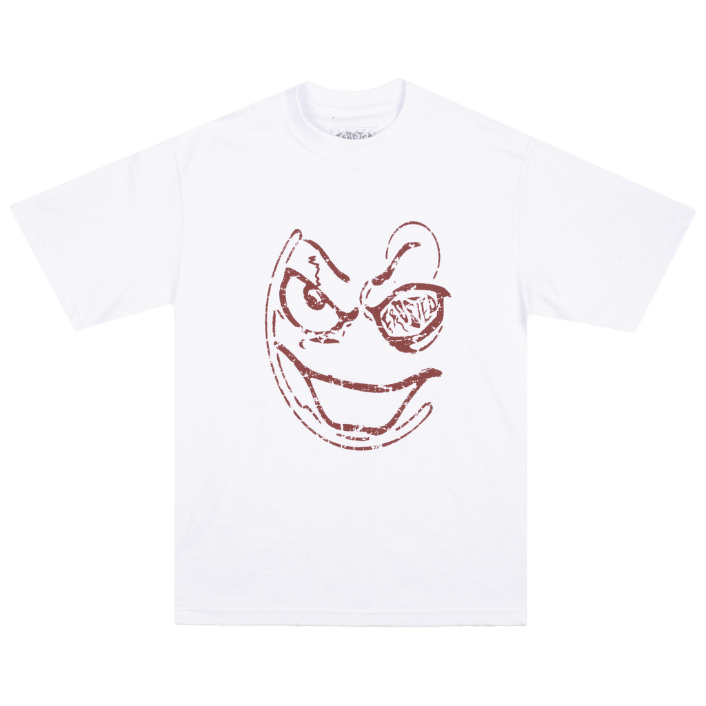 Smiley Boxy T-Shirt White