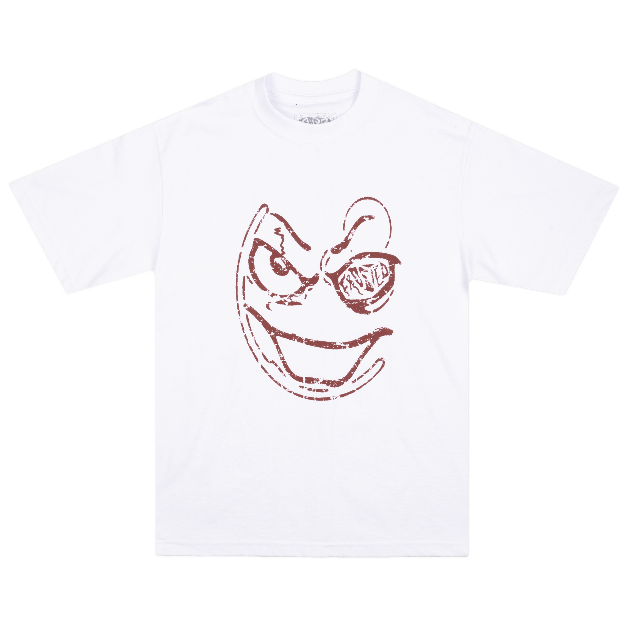 Smiley Boxy T-Shirt White