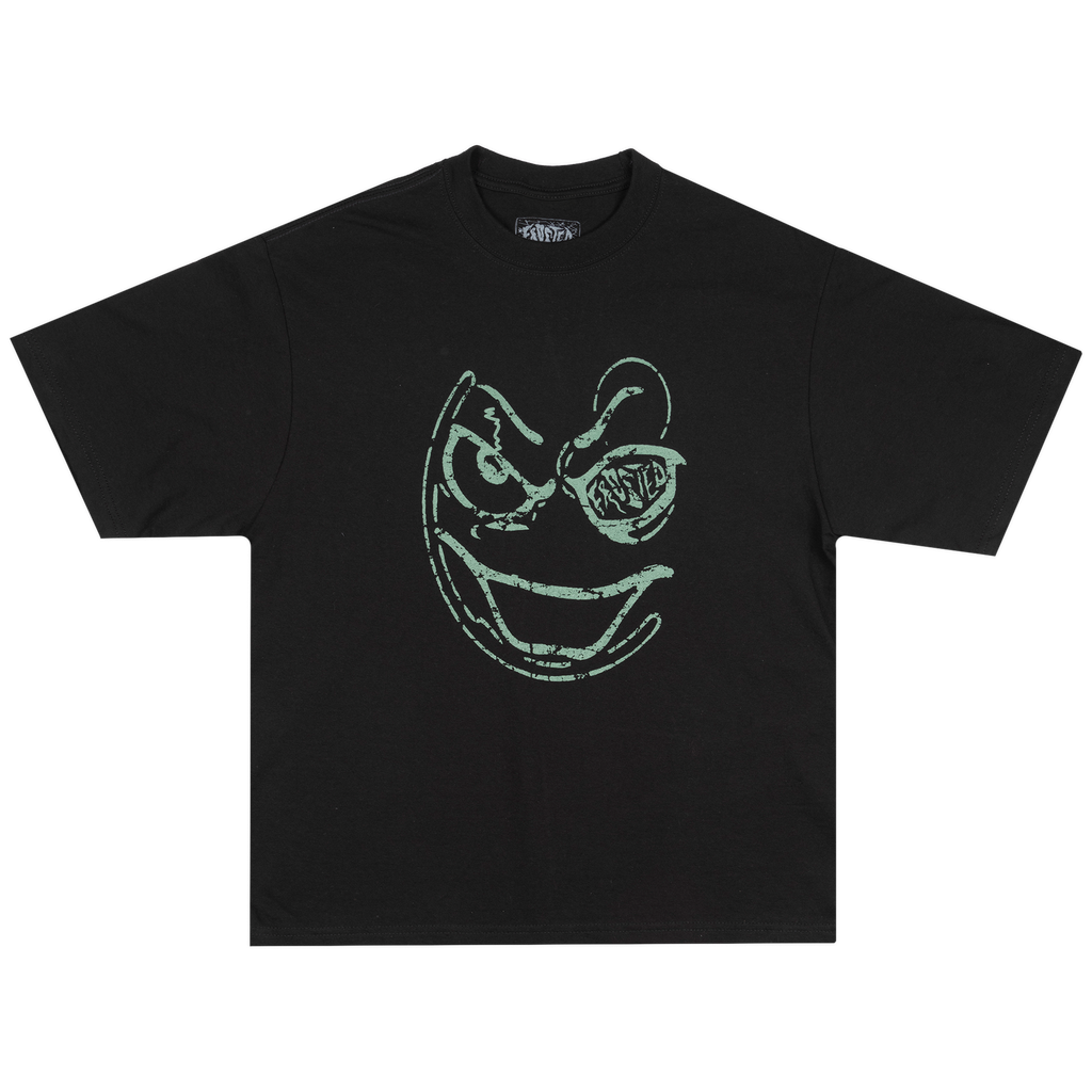 Smiley Boxy T-Shirt Black