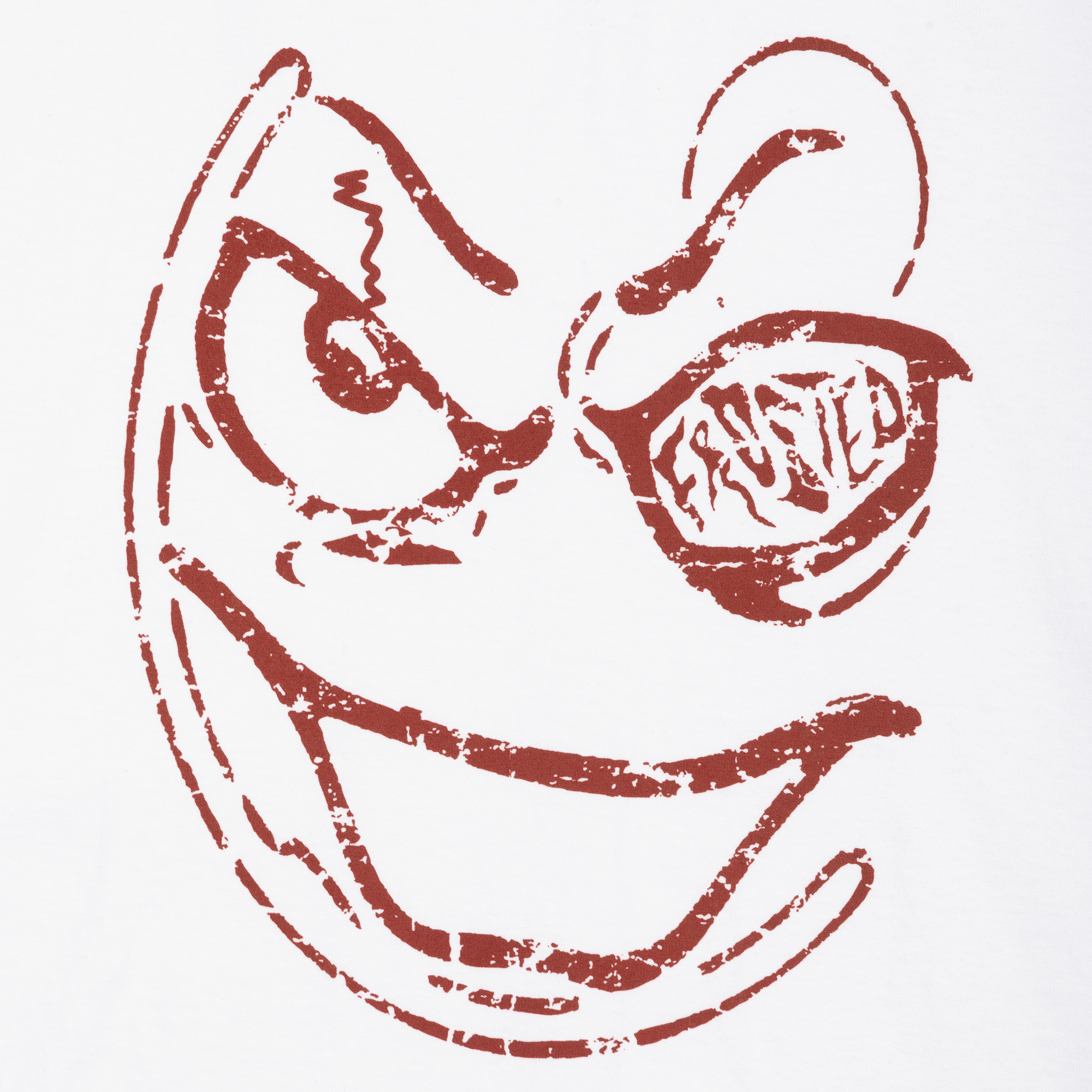 Smiley Boxy T-Shirt White