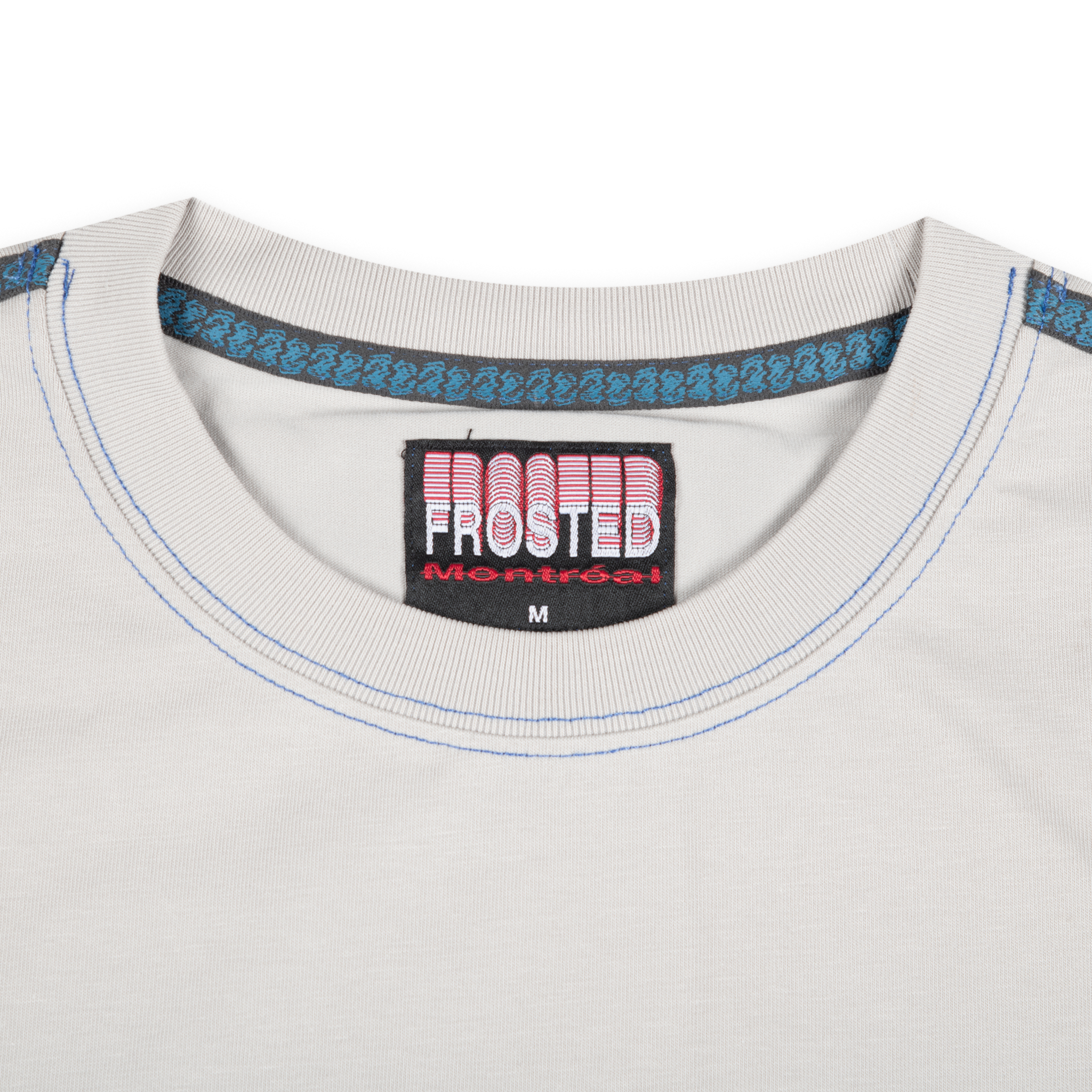 Striped T-Shirt Light Grey