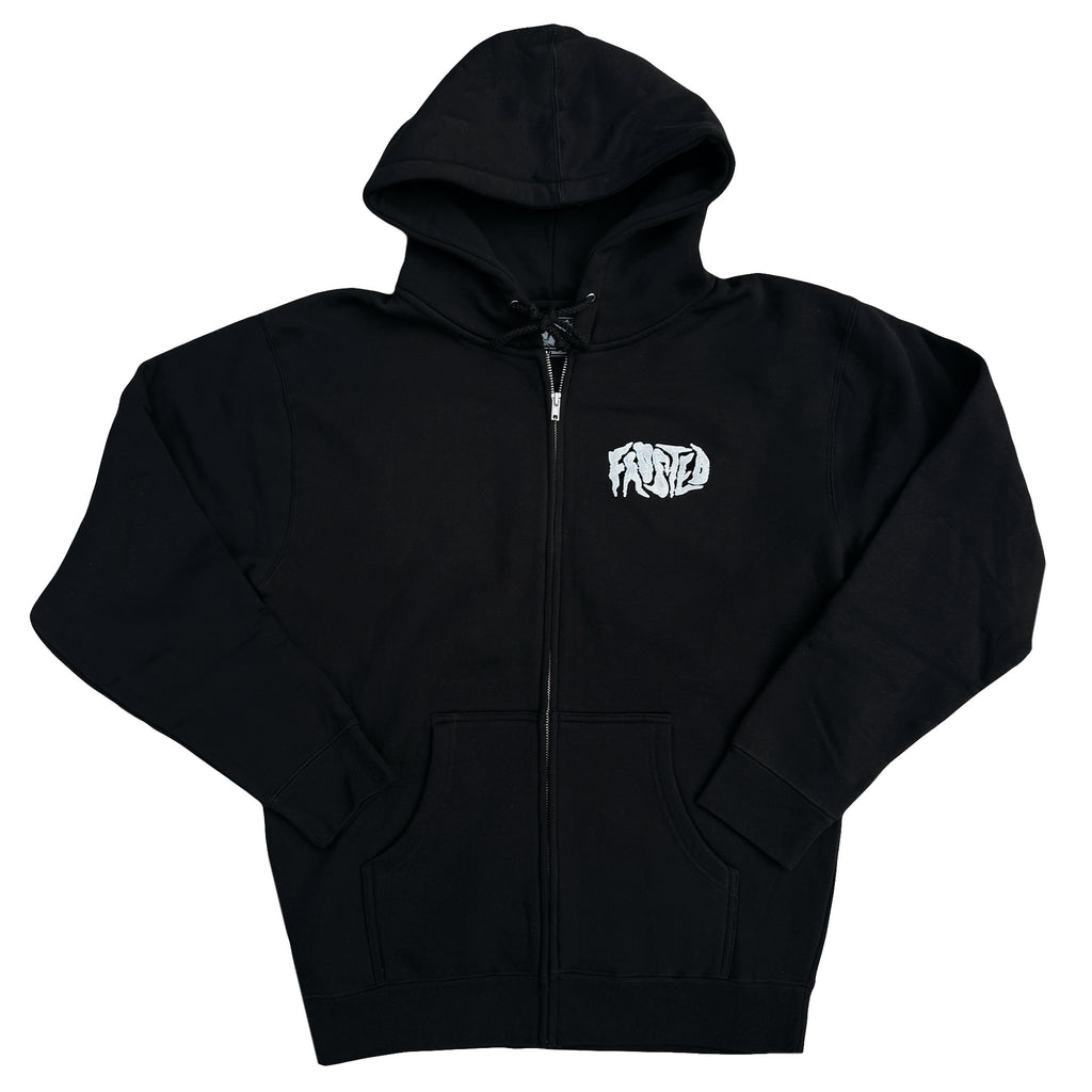 Silver Glitch ''Classic'' Zip Hoodie