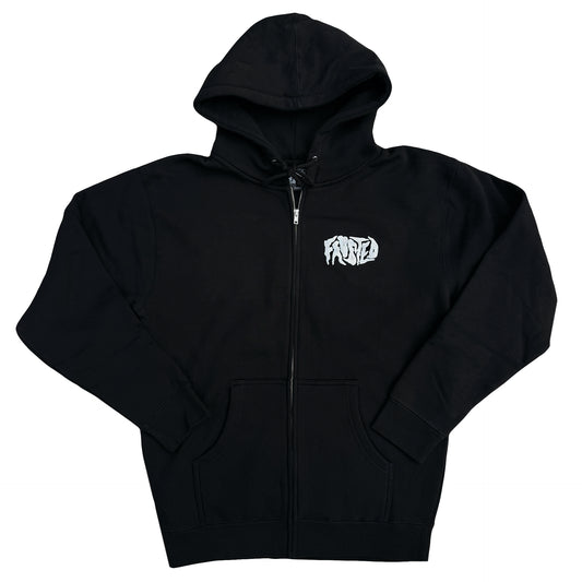 Silver Glitch ''Classic'' Zip Hoodie