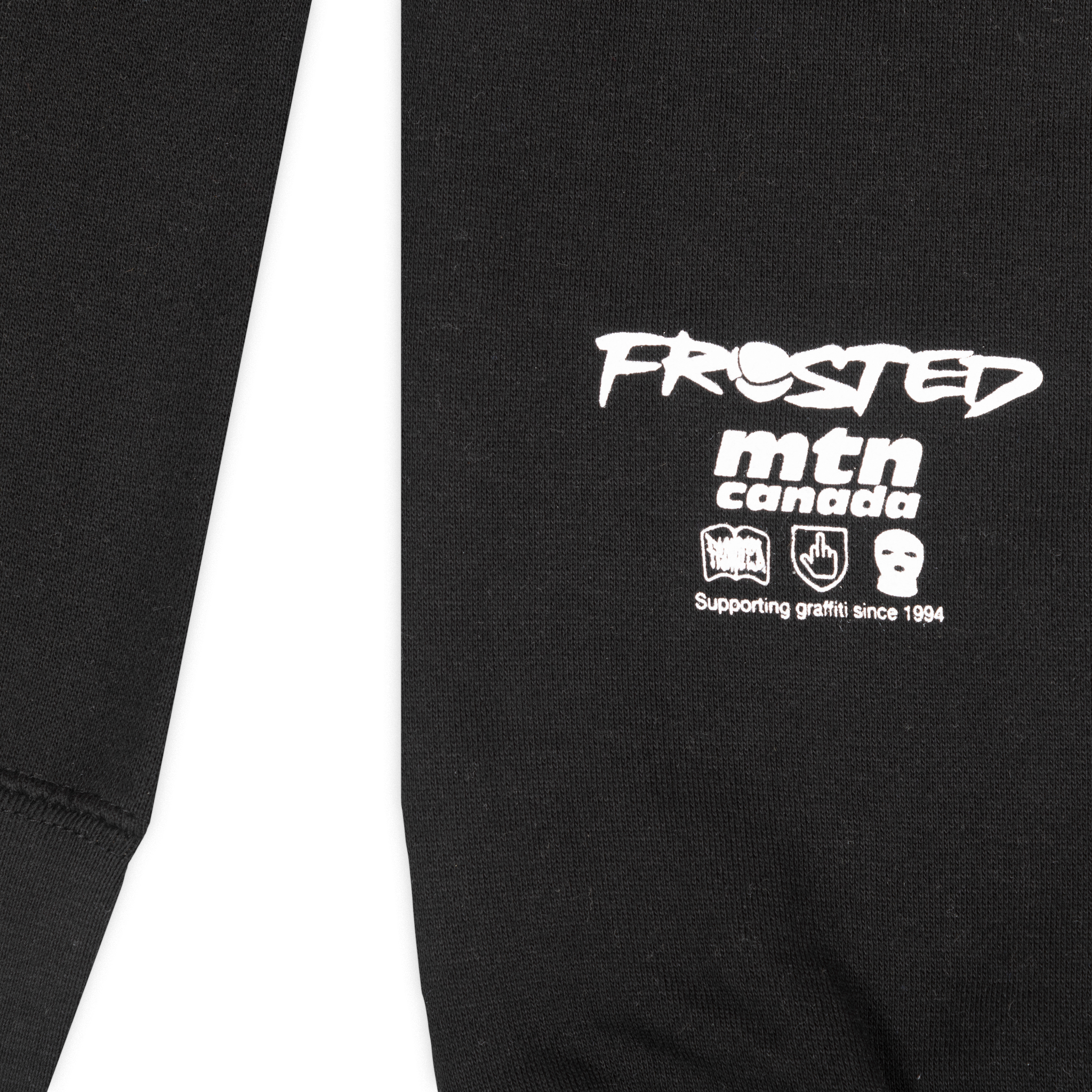 Splatter Hoodie Black