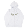 Thumbs Up Zip-Up Hoodie Ash Grey