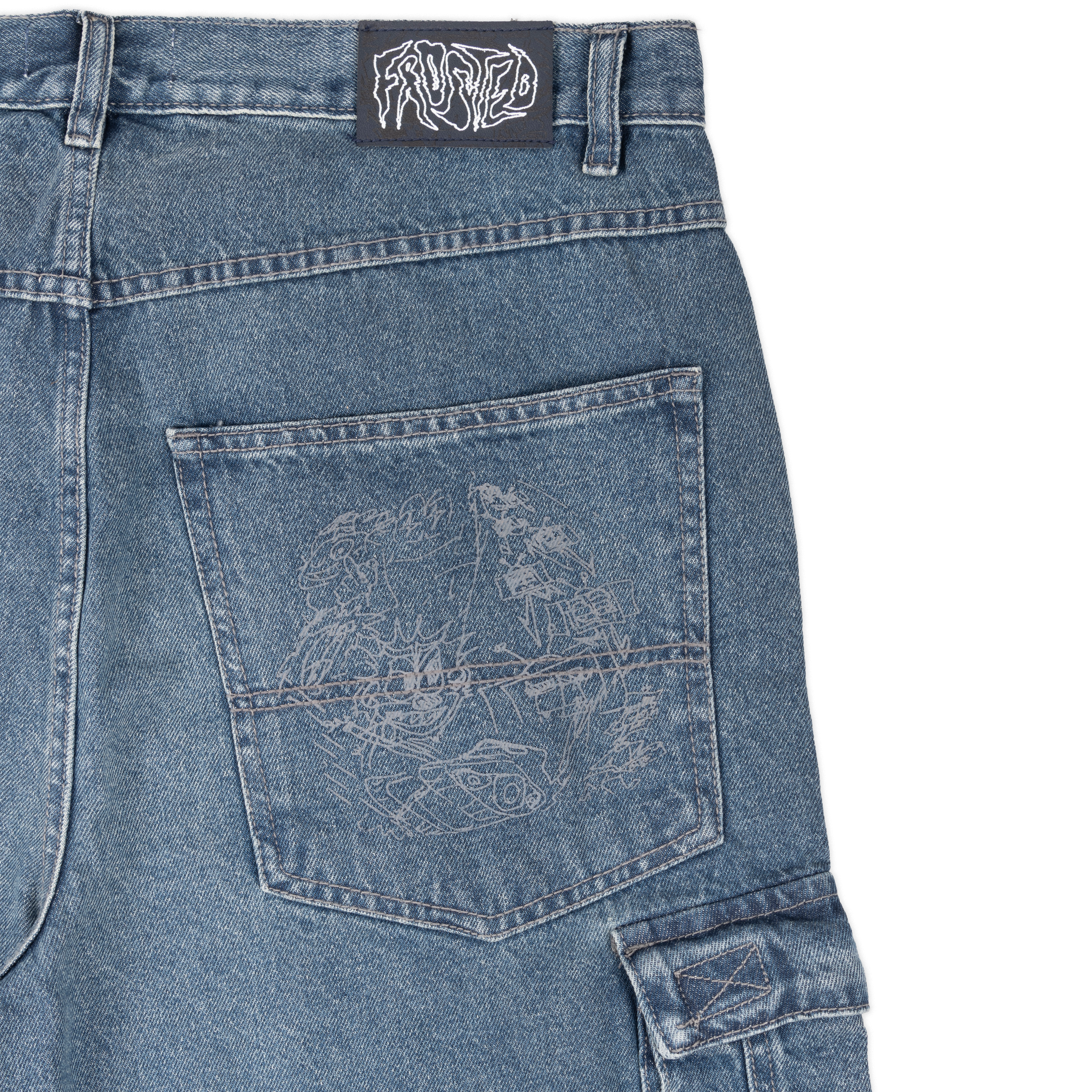 Cargo Transformer Pants Strong Blue