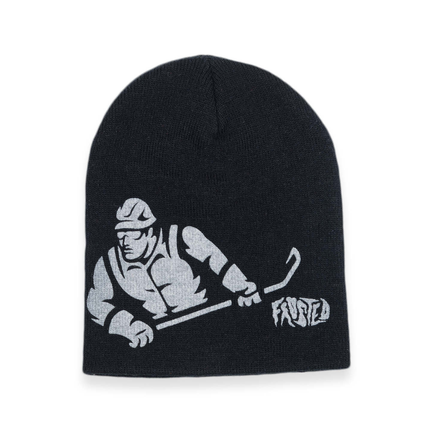 Frosted X Pétroliers Beanie Black
