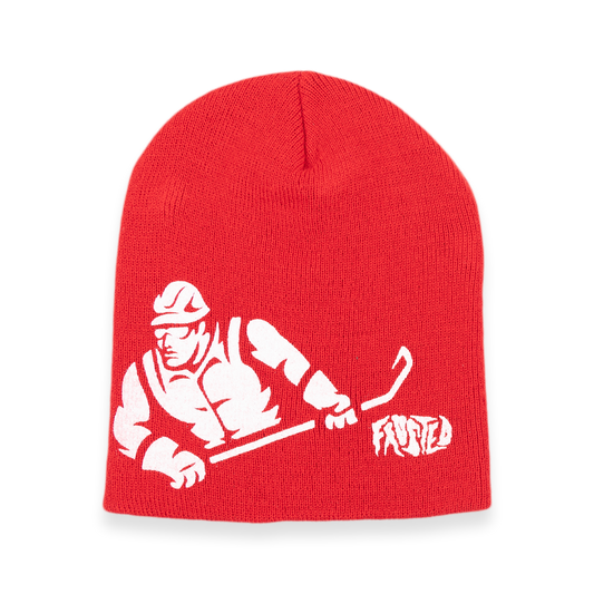 Frosted X Pétroliers Beanie Red