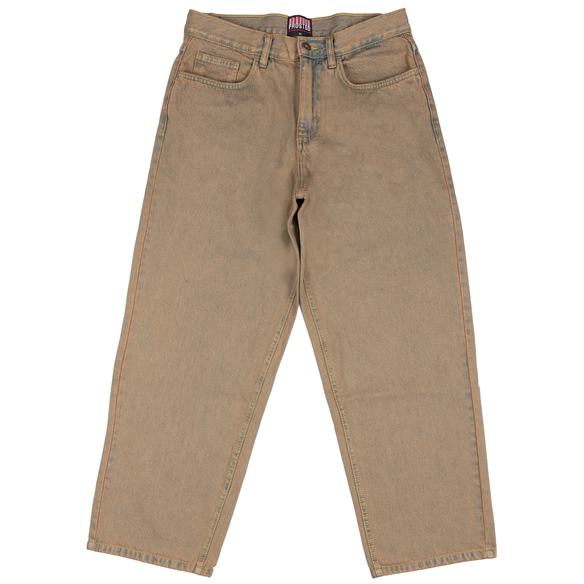 Wavy Pants Faded Khaki
