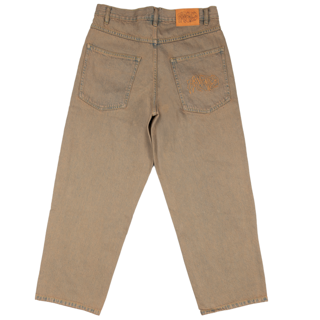 Wavy Pants Faded Khaki