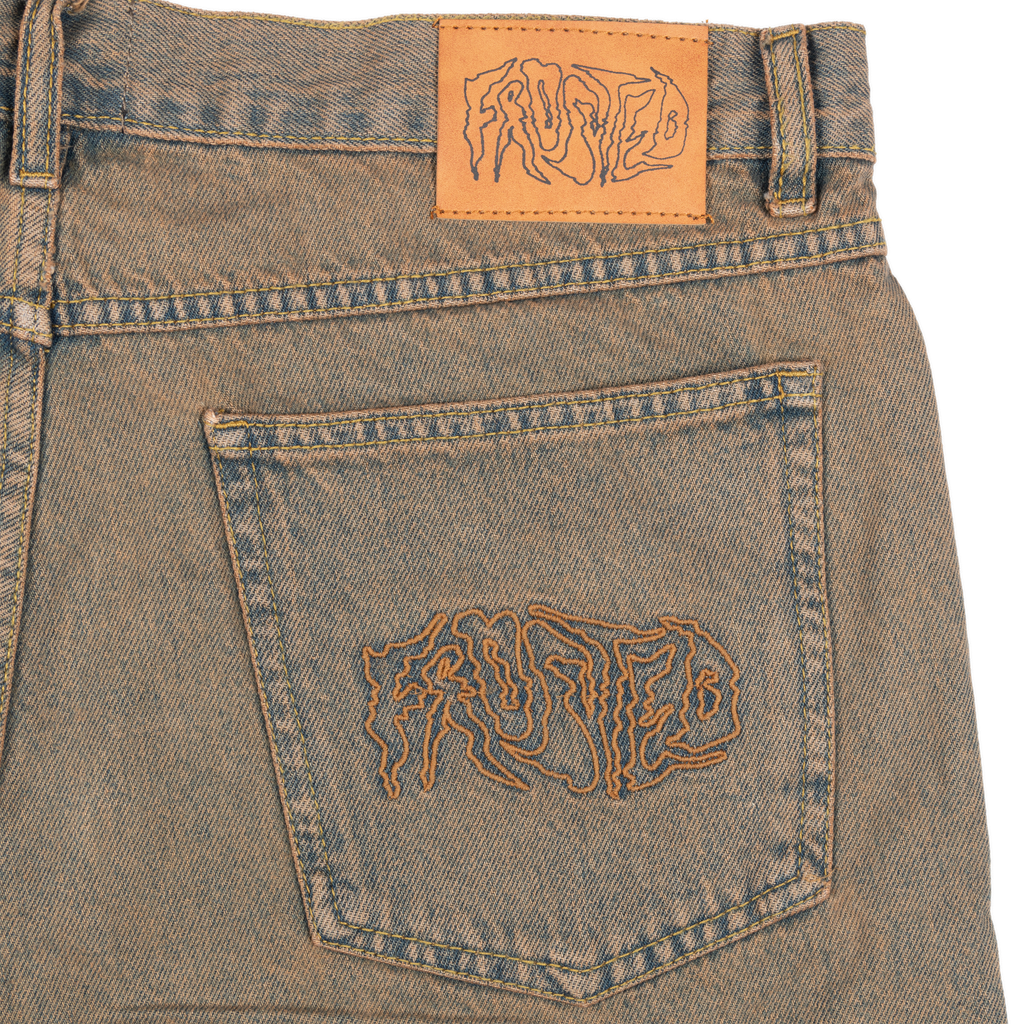 Wavy Pants Faded Khaki