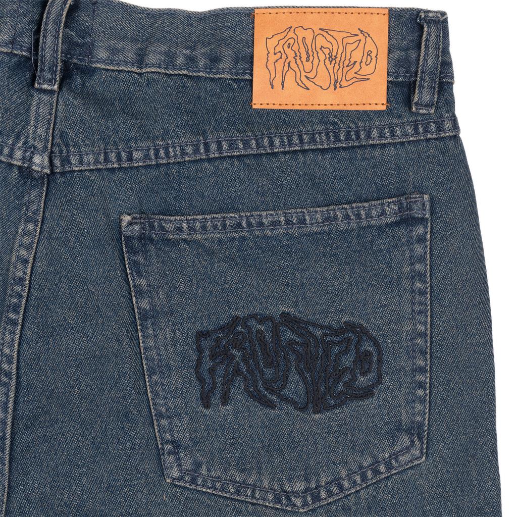 Wavy Pants Indigo Blue
