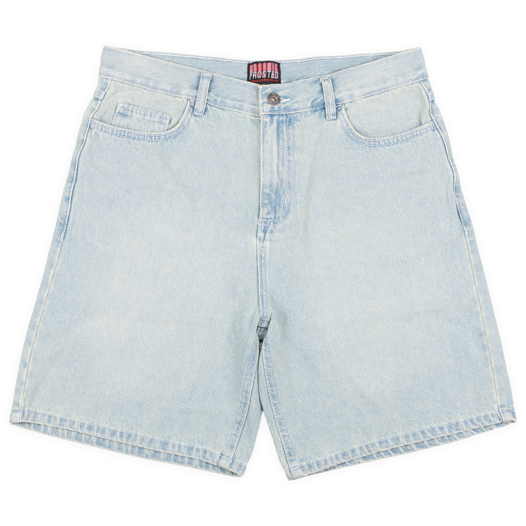 Wavy Shorts Sunfaded Light Blue