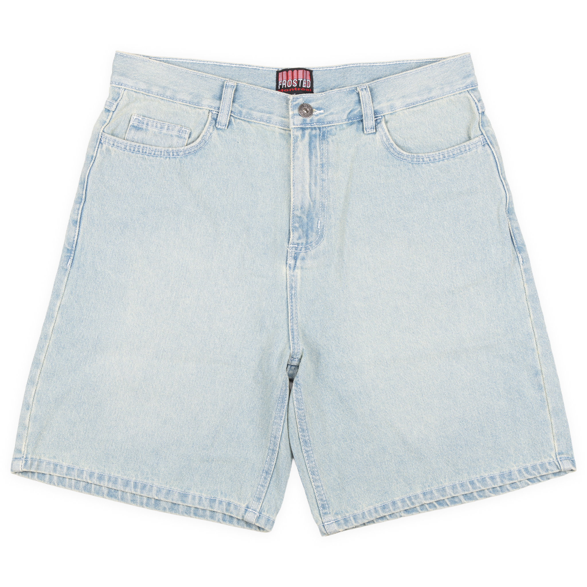 Wavy Shorts Sunfaded Light Blue