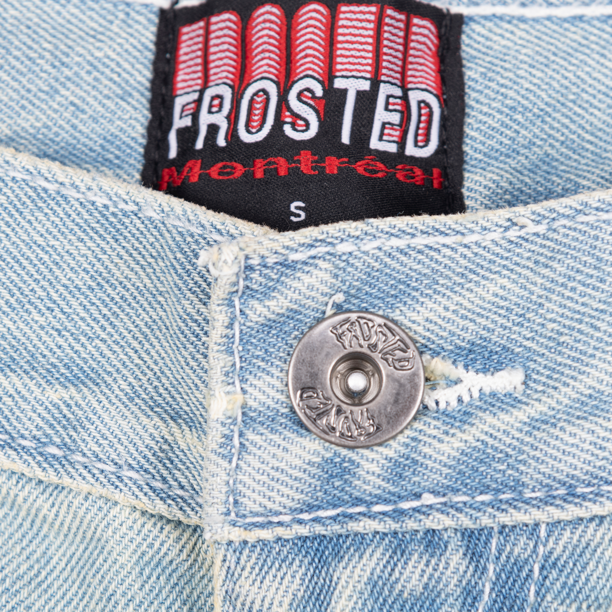 Wavy Shorts Sunfaded Light Blue