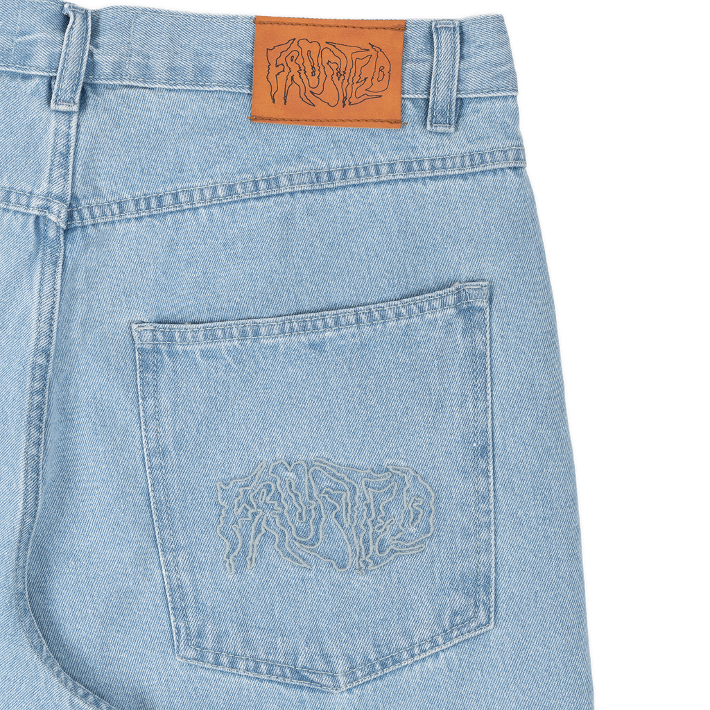 Wavy Pants ''Classic'' Faded Light Blue