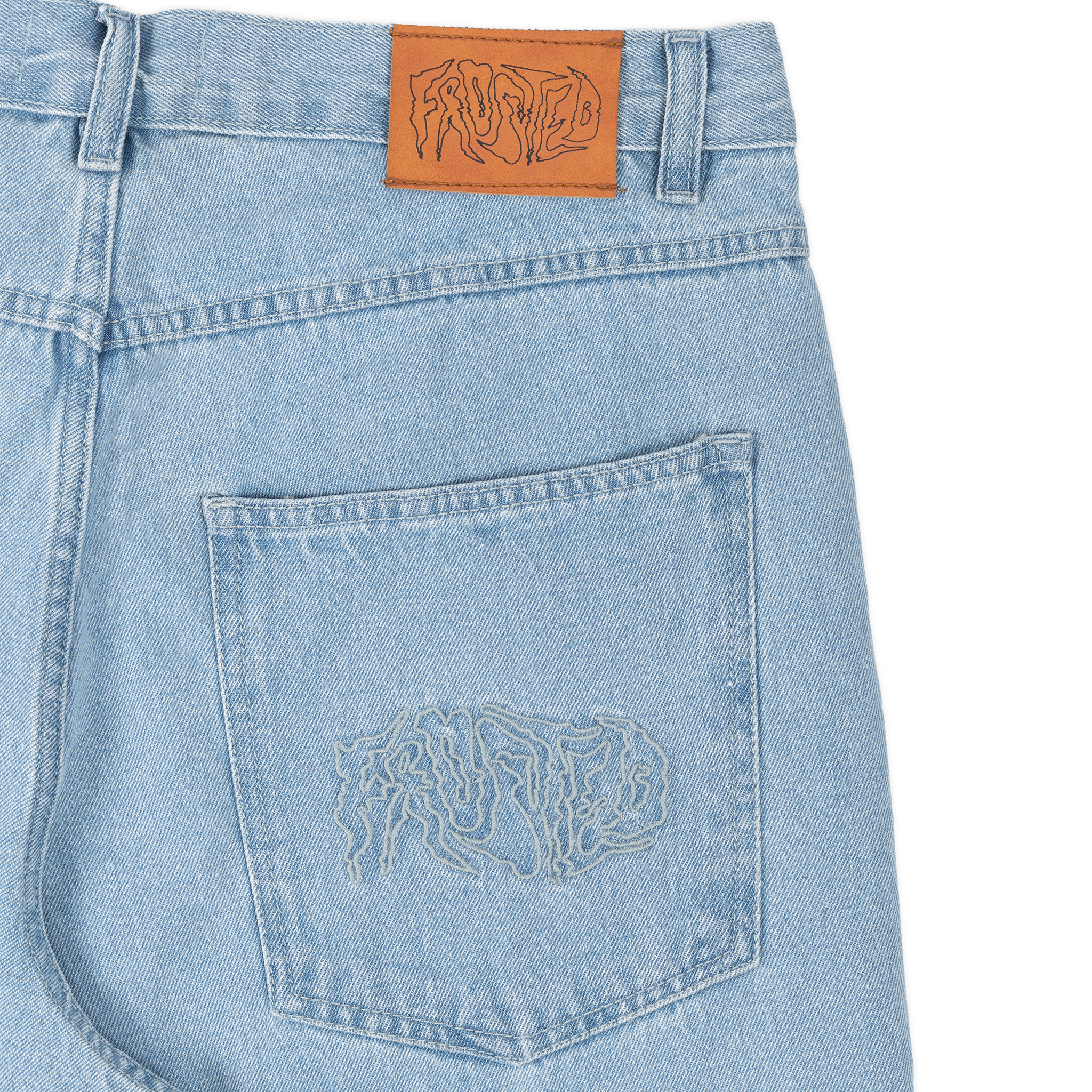 Wavy Pants ''Classic'' Faded Light Blue