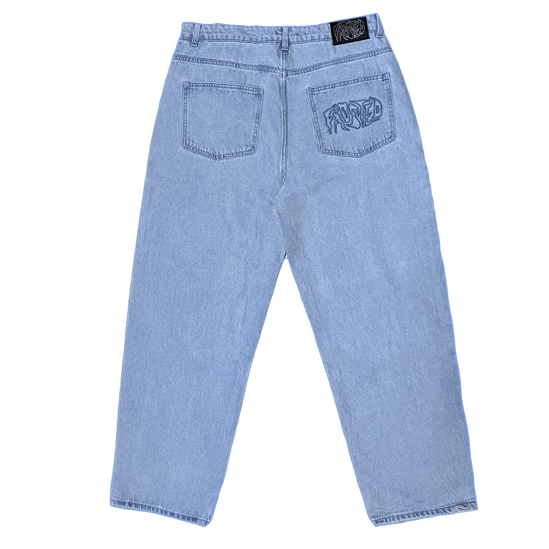 Wavy Pants Light Blue