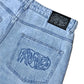 Wavy Pants Light Blue