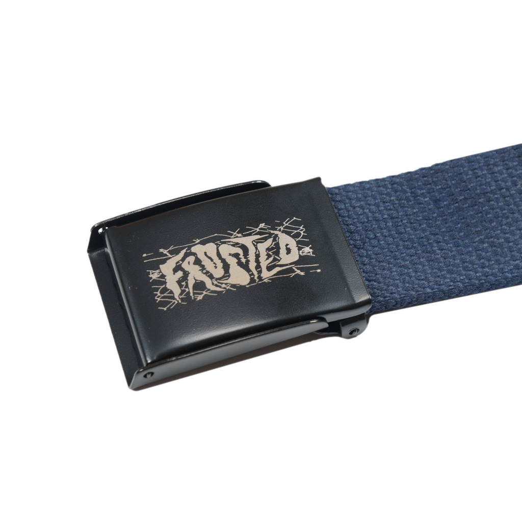 Web Belt Navy/Black/Red