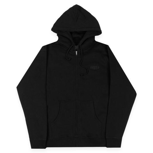 Classic Zip-Up Hoodie Black