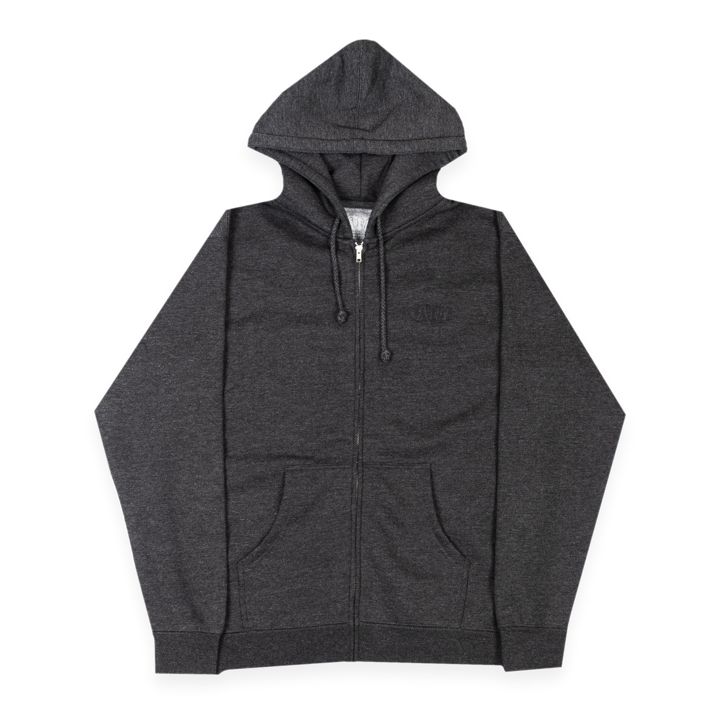 Classic Zip-Up Hoodie Charcoal