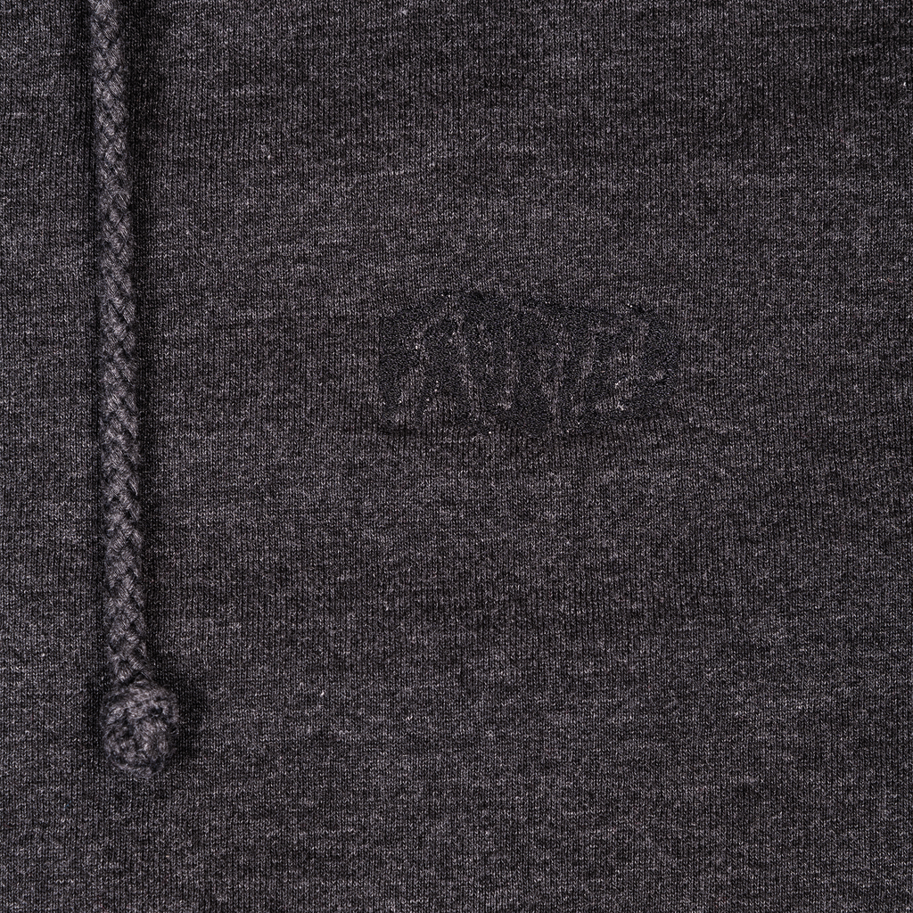 Classic Zip-Up Hoodie Charcoal