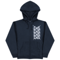 Caos Zip Hoodie Navy