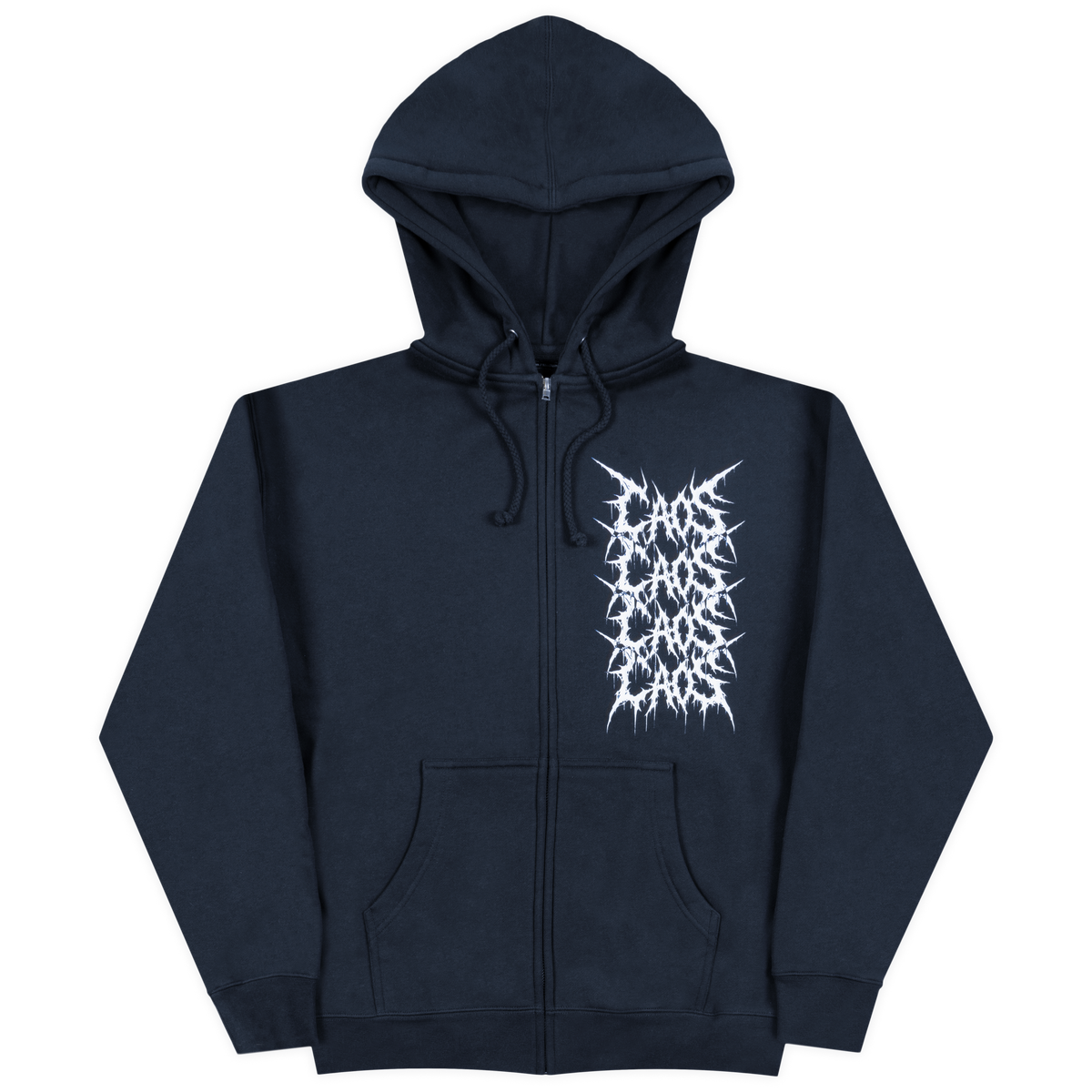 Caos Zip Hoodie Navy
