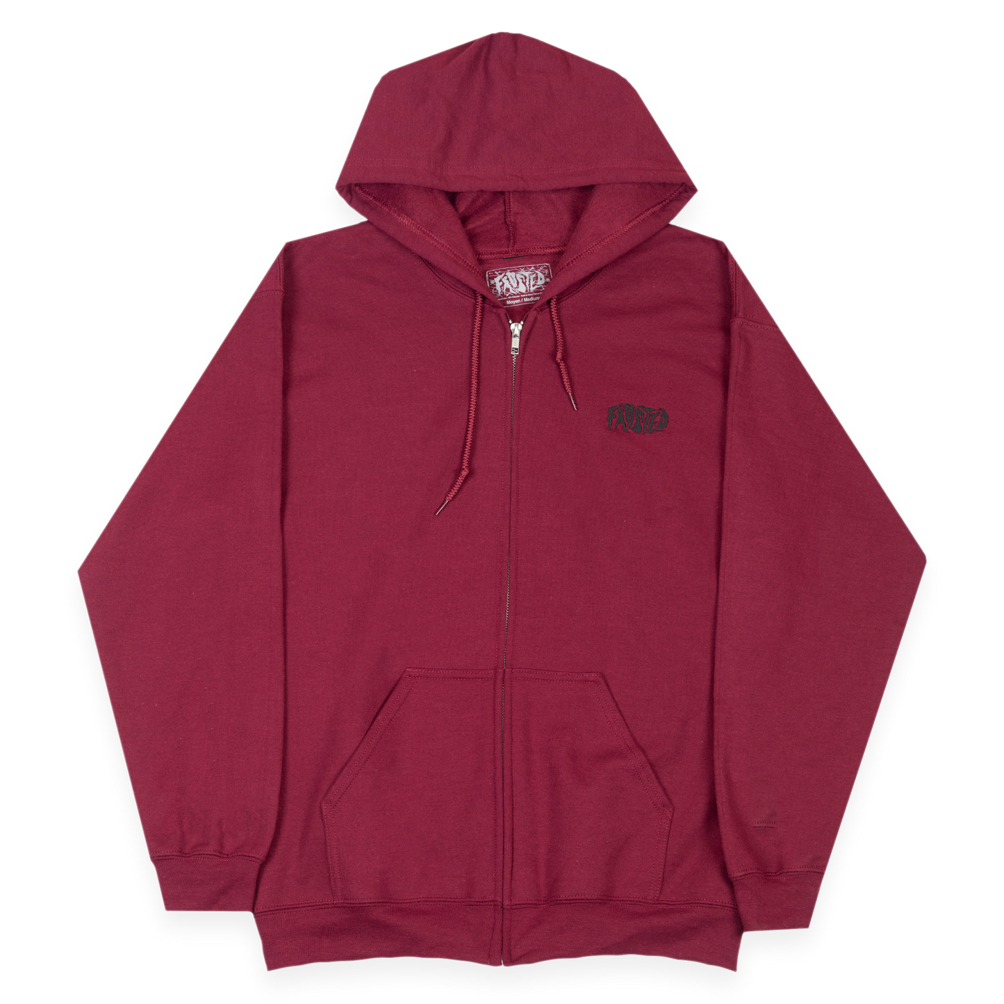 Classic Zip-Up Hoodie Red
