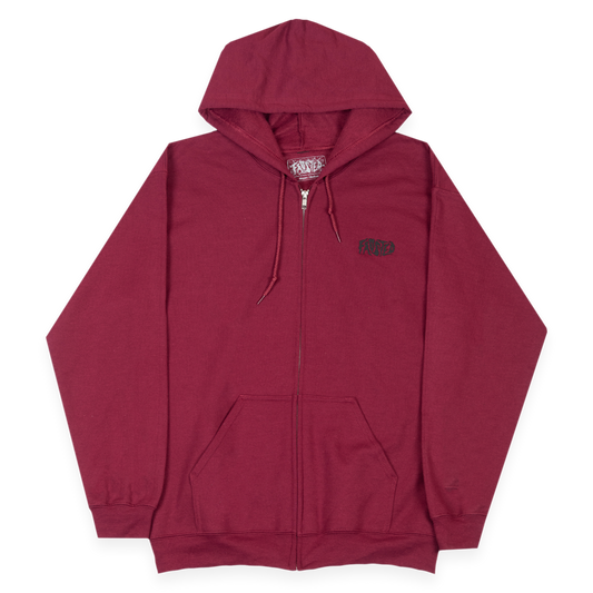 Classic Zip-Up Hoodie Red
