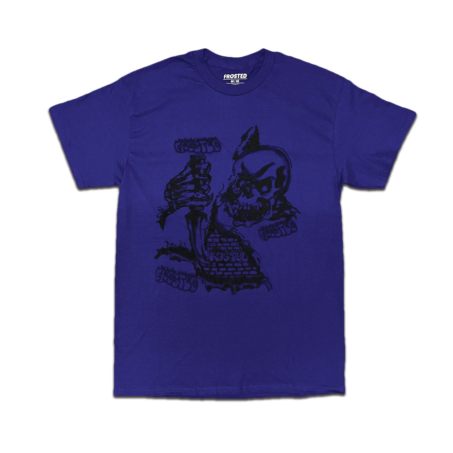 Skeleton Knife Purple T-Shirt