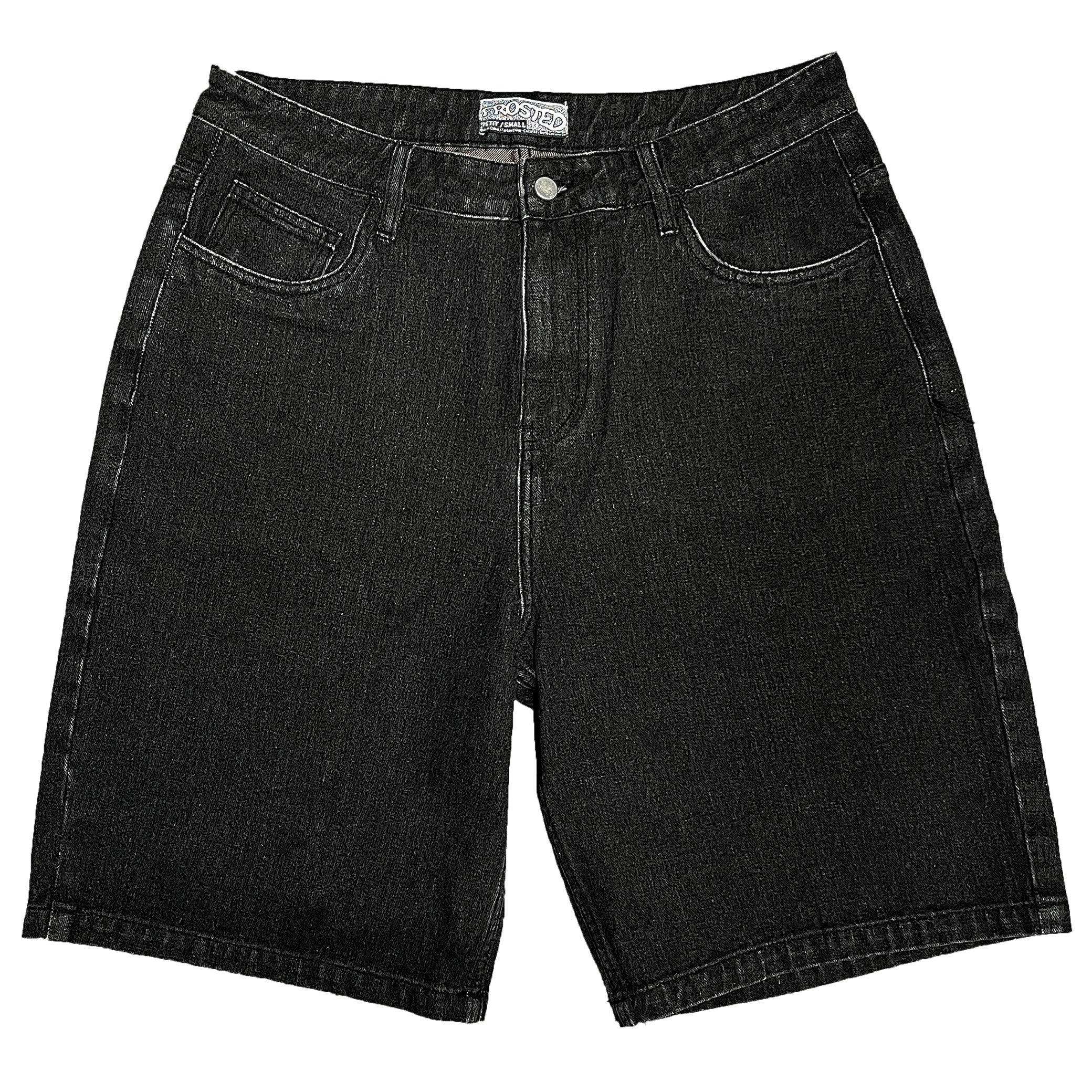 Wavy Jean Shorts Vintage Black – Frosted Skateboards