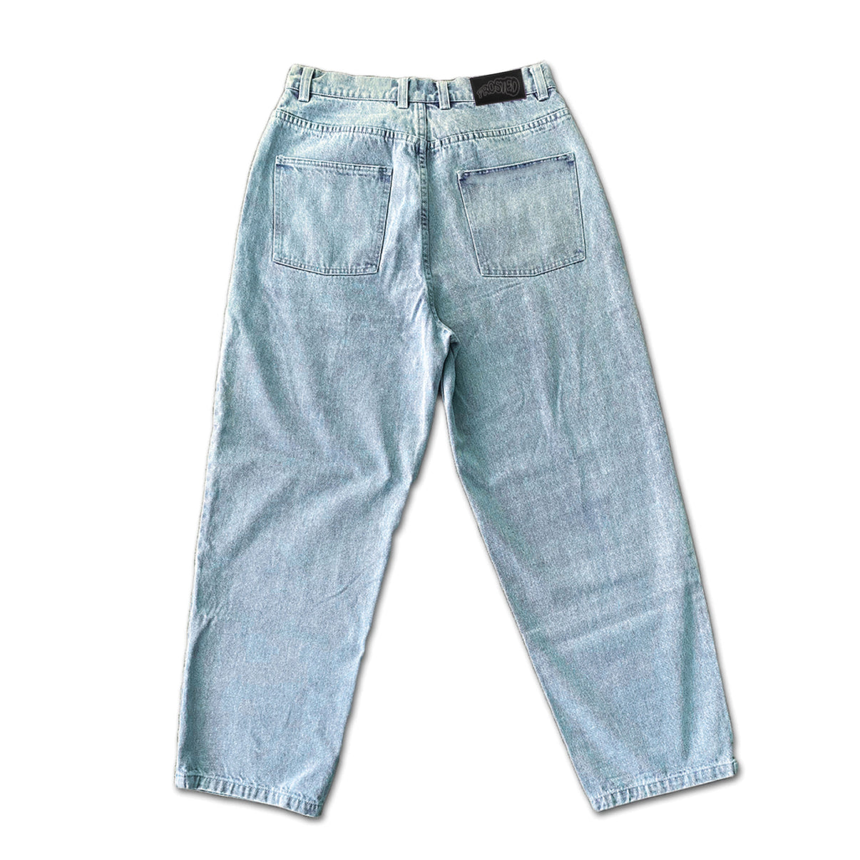 Wavy Pants Light Blue Frosted Skateboards