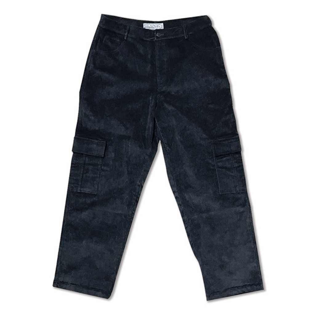 Black Cargo Corduroy