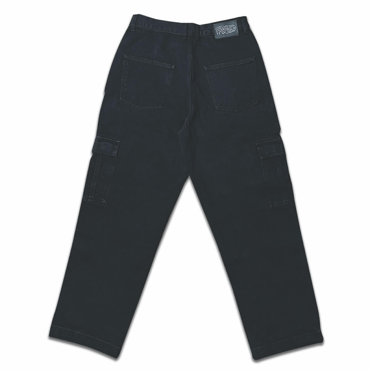 Black Cargo Jeans